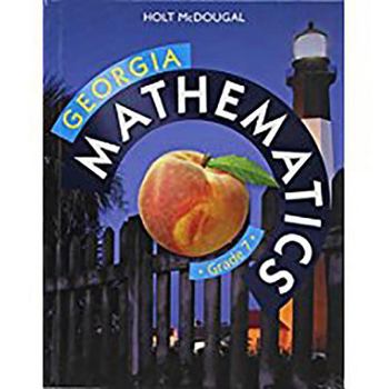 Hardcover Holt McDougal Mathematics: Common Core GPS Student Edition Grade 7 2014 Book