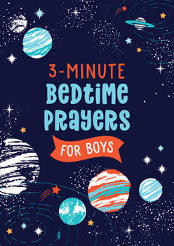 Paperback 3-Minute Bedtime Prayers for Boys Book