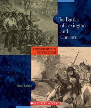 Paperback The Battles of Lexington and Concord (Cornerstones of Freedom, Second Series) Book