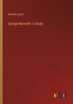 Paperback George Meredith: A Study Book