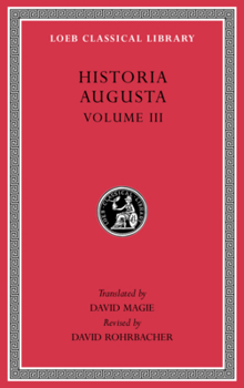 Hardcover Historia Augusta, Volume III Book
