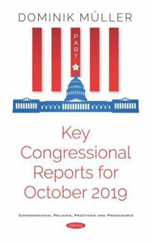 Hardcover Key Congressional Reports for October 2019 Book