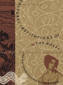 Paperback Cultural Institutions of the Novel Book