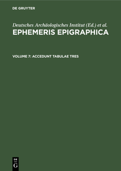 Hardcover Accedunt Tabulae Tres [Latin] Book