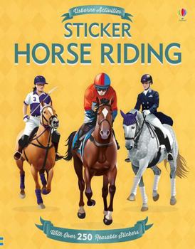 Paperback Sticker Horse Riding Book