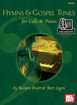 Paperback Hymns & Gospel Tunes for Cello & Piano Book