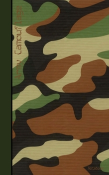 Paperback Army Camouflage Notebook: Army Notebook / Journal / Jotter Book