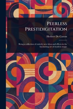 Paperback Peerless Prestidigitation Book