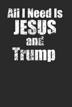 Paperback Trump Jesus Notebook Perfect for Lovers of Jesus and Trump 120 Pages Empty Notebook Book