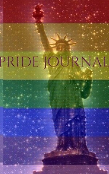 Pride Rainbow statue of liberty creative blank journal