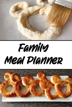 Family Meal Planner: wonderful Blank Lined Gift Meal Planner For FAMILIES TO planning out your meals.