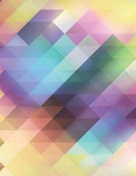 Paperback Abstract Notebook Large Size 8.5 x 11 Ruled 150 Pages Book