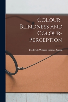 Paperback Colour-Blindness and Colour-Perception Book