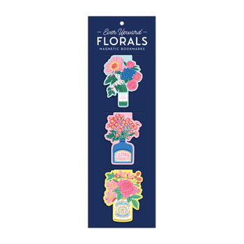 Misc. Ever Upward Floral Magnetic Bookmarks Book