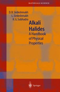 Paperback Alkali Halides: A Handbook of Physical Properties Book