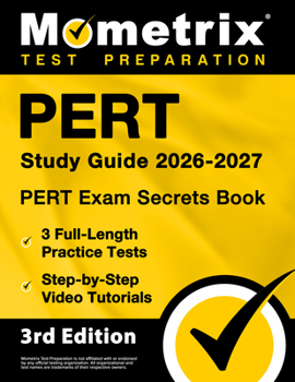 Paperback Pert Study Guide 2026-2027 - Pert Exam Secrets Book, 8 Full-Length Practice Tests, Step-By-Step Video Tutorials: [3rd Edition] Book