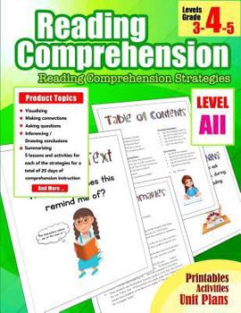 Paperback Reading Comprehension 4th Grade: Reading Comprehension Workbook Grade 4 Strategies for 3rd, 4th, 5th, Homeschool Grade Book
