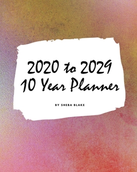 Paperback 2020-2029 Ten Year Monthly Planner (Large Softcover Calendar Planner) Book