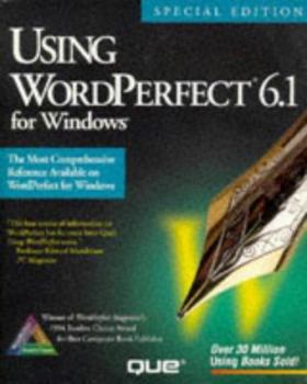 Paperback Using WordPerfect 6.1 F/Windows Book