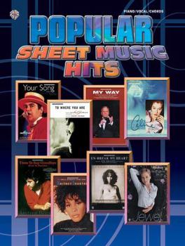 Paperback Popular Sheet Music Hits: Piano/Vocal/Chords Book