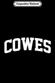 Composition Notebook: Cowes Vintage Sports Team College Arch  Journal/Notebook Blank Lined Ruled 6x9 100 Pages