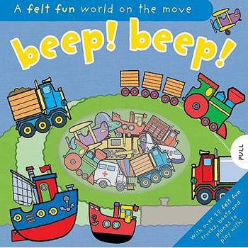 Hardcover Felt Fun Beep Beep Book