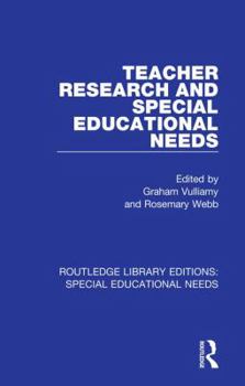 Hardcover Teacher Research and Special Education Needs Book