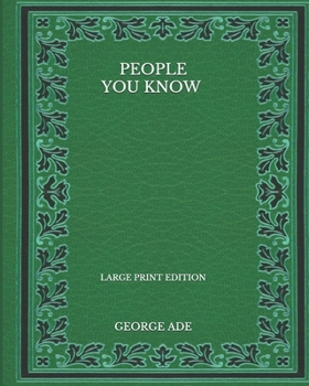 Paperback People You Know - Large Print Edition Book
