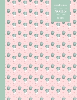 Cornell System Notes 110 Pages: Cactus Notebook for Professionals and Students, Teachers and Writers | Succulent Llama Pattern