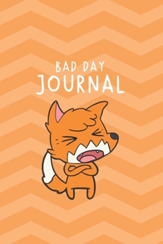 Paperback Bad Day Journal: A Dot Grid Worry Relief Journal, 160 Pages with a Sad Orange Fox Book