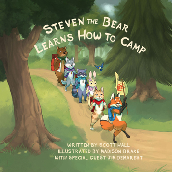 Paperback Steven the Bear Learns How to Camp Book