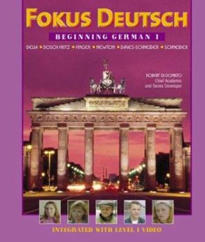 Hardcover Fokus Deutsch: Beginning German 1 (Student Edition + Listening Comprehension Audio CD) Book