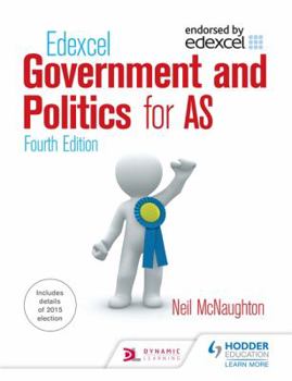 Paperback Edexcel Government and Politics for As. Neil McNaughton Book