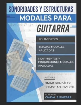 Paperback Sonoridades y Estructuras Modales para Guitarristas [Spanish] Book