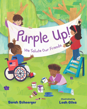 Hardcover Purple Up!: We Salute Our Friends Book