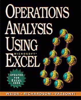 Paperback Operations Analysis Using Microsoft Excel Book