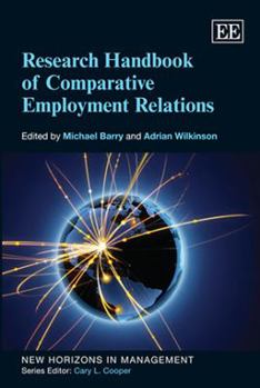 Hardcover Research Handbook of Comparative Employment Relations Book