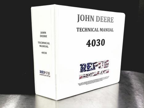 Ring-bound John Deere 4030 Tractor Technical Service Repair Manual Book