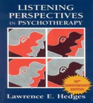 Paperback Listening Perspectives in Psychotherapy Book