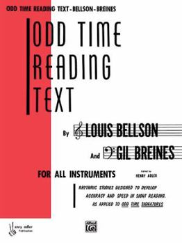 Paperback Odd Time Reading Text: For All Instruments Book