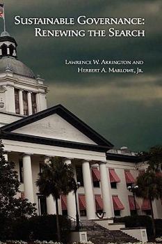 Hardcover Sustainable Governance: Renewing Search Book