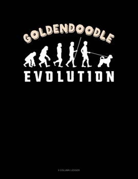 Paperback Goldendoodle Evolution: 5 Column Ledger Book