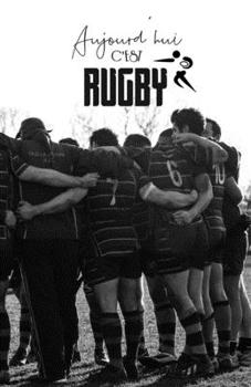 Paperback Aujourd'hui c'est Rugby: Carnet de notes - Rugby - 120 pages blanches - Format A5 5,5" x 8,5" [French] Book