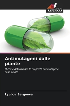 Paperback Antimutageni dalle piante [Italian] Book