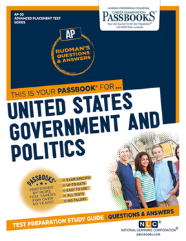 Paperback United States Government and Politics (Ap-30), 30: Passbooks Study Guide Book