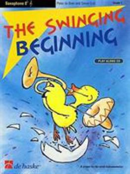 Paperback THE SWINGING BEGINNING SAXOPHONE ALTO / BARYTON +CD Book