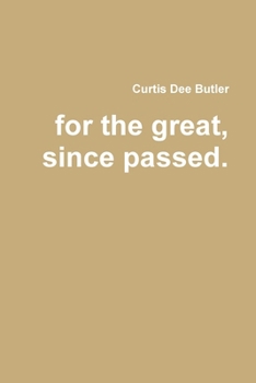 Paperback for the great, since passed Book