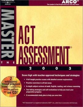 Paperback Master the ACT, 2003/E E/CD-ROM [With CDROM] Book