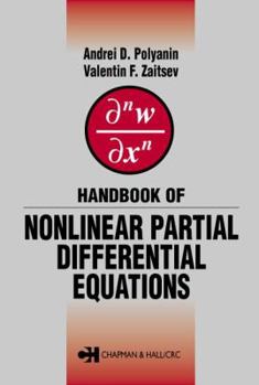 Hardcover Handbook of Nonlinear Partial Differential Equations Book