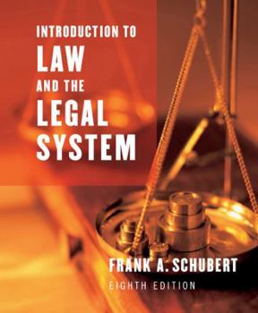 Hardcover Introduction to Law and the Legal System Book
